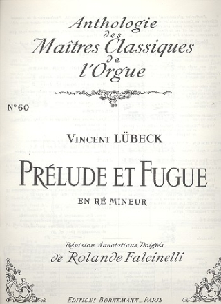 Prlude et fugue r mineur pour orgue