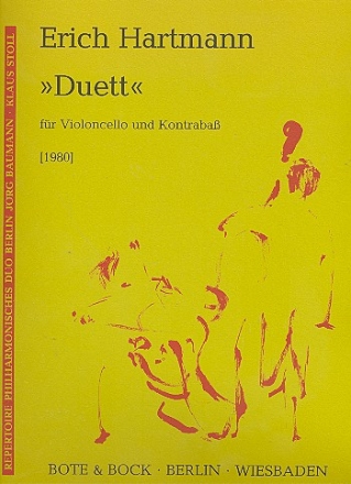 Duett fr Violoncello und Kontraba Spielpartitur