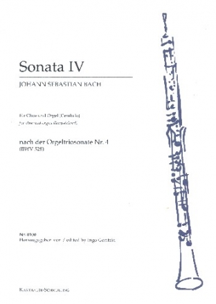 Sonate Nr.4 nach der Orgeltriosonate BWV528 fr Oboe d'amore und Orgel (Cembalo)
