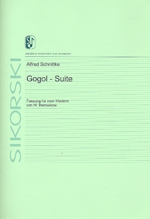 Gogol Suite fr 2 Klaviere Verlagskopie