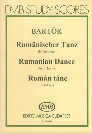 Rmnischer Tanz fr Orchester Studienpartitur