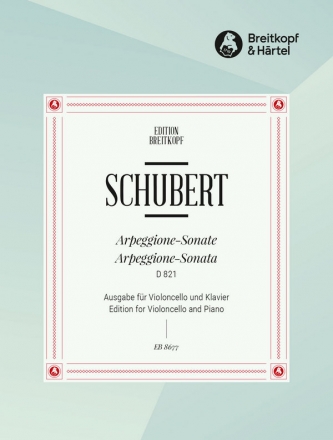 Sonate a-Moll D821 fr Arpeggione und Klavier fr Violoncello und Klavier