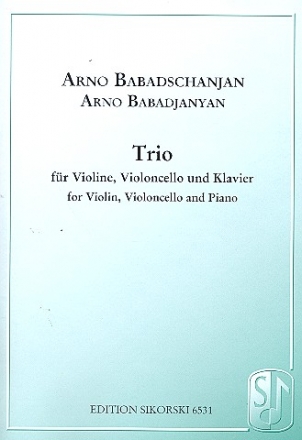 Klaviertrio (1952) fr Violine, Violoncello und Klavier Stimmen-Set
