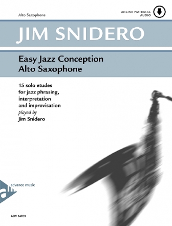 Easy Jazz Conception (+Online-Audio) for alto saxophone