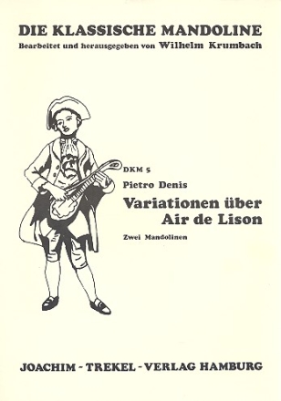 Variationen ber Air de lison fr 2 Mandolinen, 2Spielpartituren