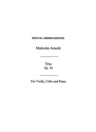 Trio op.54 for violin, cello and piano