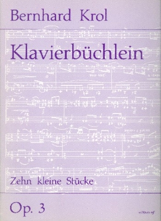 Klavierbchlein op.3 10 kleine Stcke