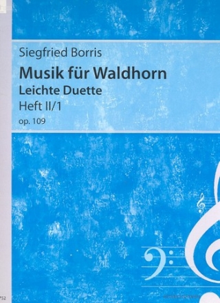 Leichte Duette op.109 fr 2 Hrner Spielpartitur