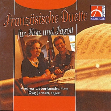 FRANZOESISCHE DUETTE FUER FLOETE UND FAGOTT CD LIEBERKNECHT, ANDREA, FLOETE