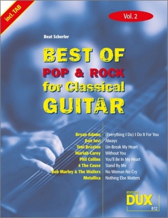 Best of Pop and Rock vol.2 for classical guitar