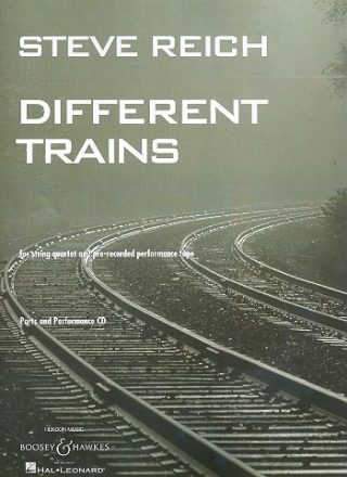 Different Trains  (+CD) fr Streichquartett parts