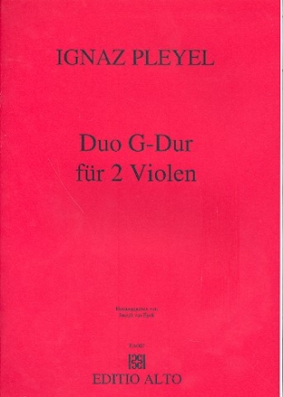 Duo G-Dur fr 2 Violen Stimmen