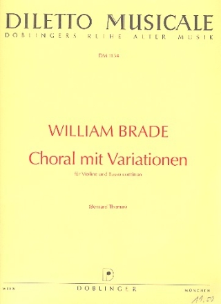 Choral mit Variationen fr Violine und Bc