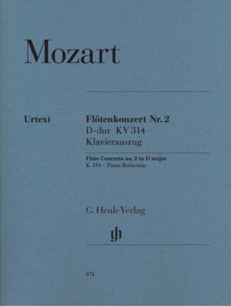 Konzert D-Dur KV314 fr Flte und Orchester fr Flte und Klavier