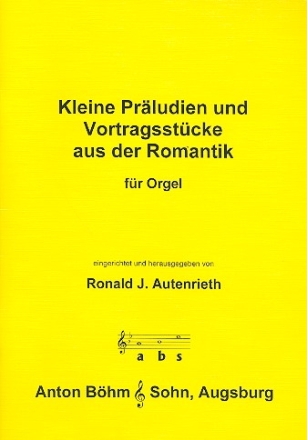 Kleine Prludien fr Orgel