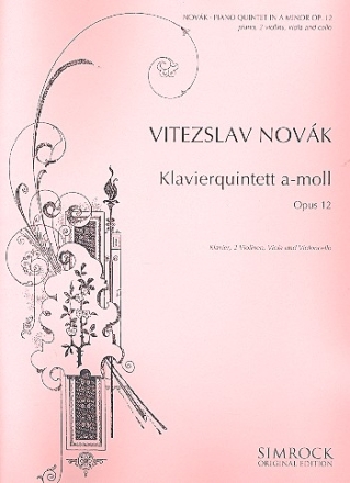Quintett a-Moll op.12 fr Klavier und Streichquartett Partitur und Stimmen