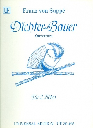 OUVERTUERE AUS DICHTER UND BAUER FUER 2 FLOETEN,  2 STIMMEN LOEHR, W., BEARB.