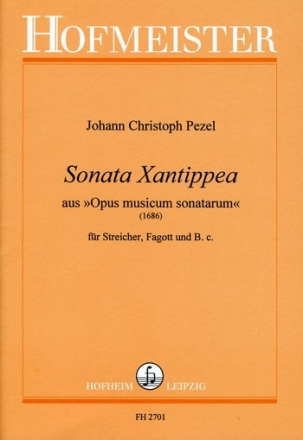 Sonata xantippea fr Fagott, Streicher und Bc Partitur und Stimmen