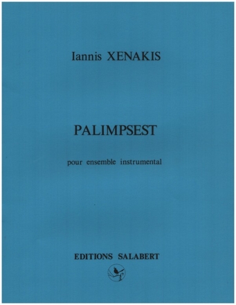 Palimpsest pour ensemble instrumental (1979) partition