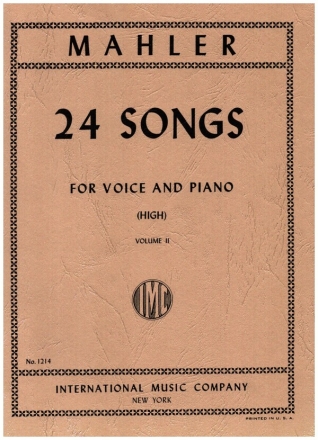 24 songs vol.2 (6 Songs) for high voice and piano (en/dt)