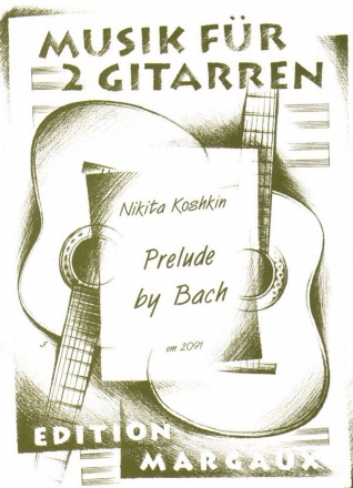 Prelude by Bach fr 2 Gitarren Spielpartitur