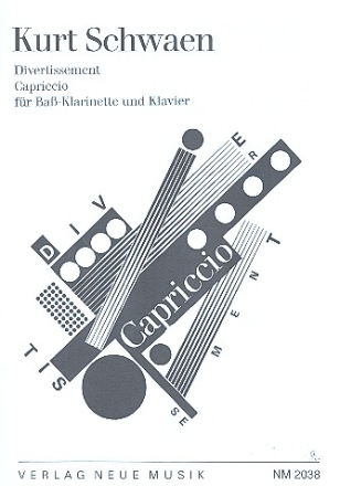 Divertissement und Capriccio fr Baklarinette und Klavier