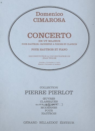 Concerto ut majeur pour hautbois et piano