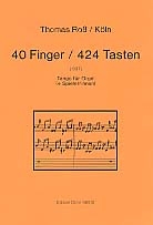 40 Finger 424 Tasten Tango fr Orgel (4 Spieler/innen)
