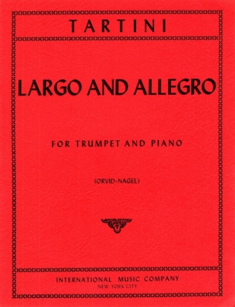 Largo and allegro for trumpet and piano