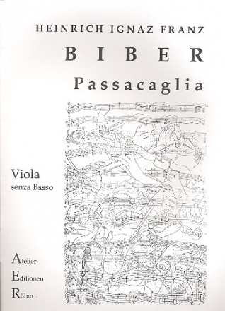 Passacaglia g-Moll fr Viola ohne Ba Faksimile und bertragung