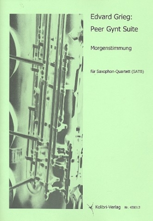 Morgenstimmung aus der Peer-Gynt-Suite op.46 fr 4 Saxophone (SATB)