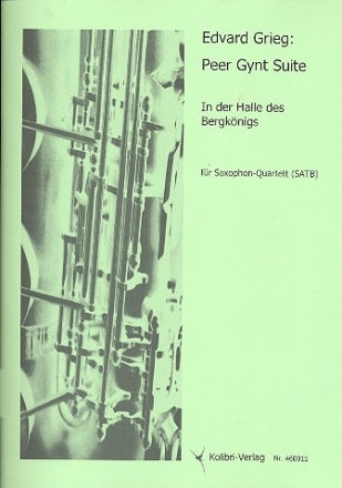 In der Halle des Bergknigs fr 4 Saxophone (SATB)