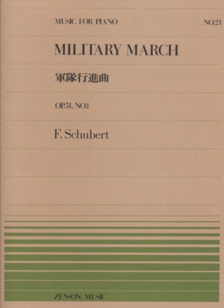 Military March op.51,1 fr Klavier