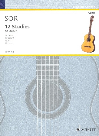 12 Studies op.6 for guitar