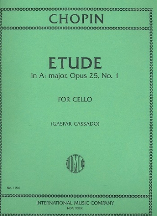 Etude A Flat Major Op.25,1 for cello