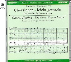 Weihnachtsoratorium BWV248  2 CDs Chorstimme Ba/Chorstimmen ohne Bass