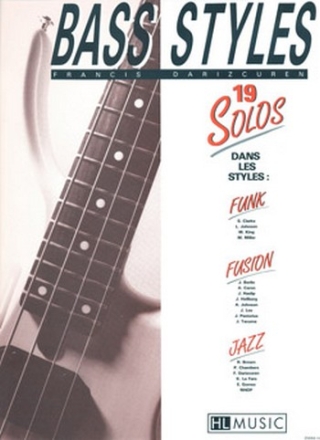 Bass Styles 19 solos dans les styles funk, fusion, jazz