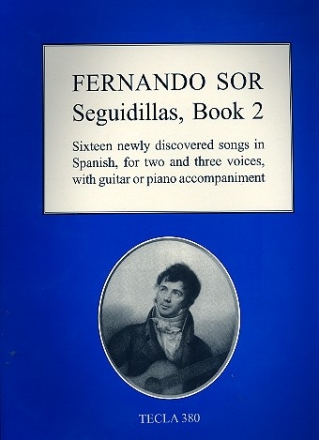 Seguidillas vol.2 16 newly discovered songs for 2-3 voices and guitar or piano