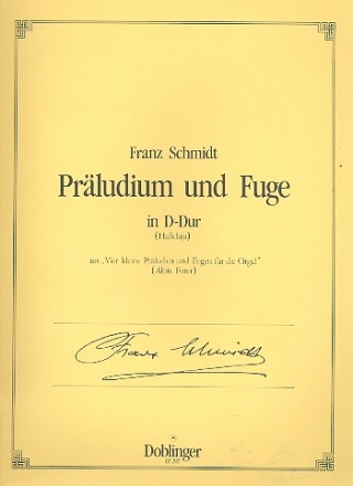 Prludium und Fuge D-Dur fr Orgel 4 kleine Prludien und Fugen Nr.4