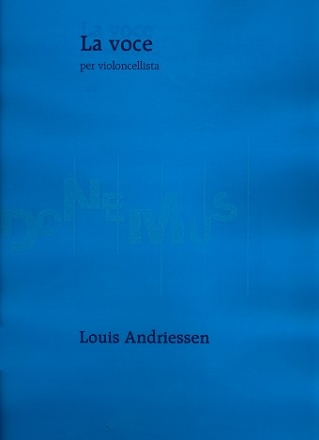 La voce per violoncellista fr Violoncello solo