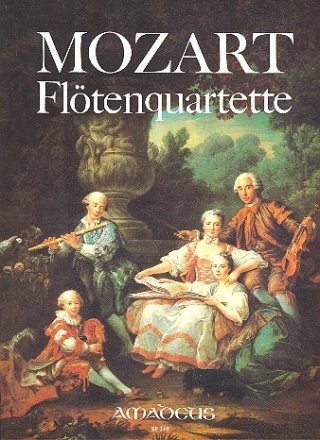 4 Quartette fr Flte und Streichtrio Stimmen