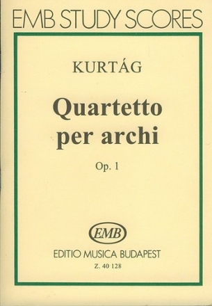 Streichquartett op.1 Studienpartitur 