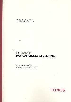 2 canciones argentinas fr Gesang und Klavier