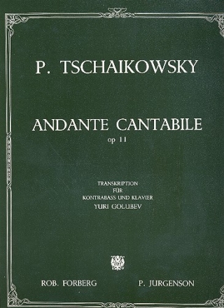 Andante cantabile op.11 fr Kontraba und Klavier