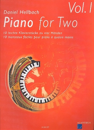 Piano for Two vol.1 (+QR-Code) for piano duet (Klavier vierhndig)