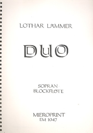 Duo fr Sopranblockflte und Klavier