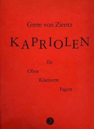 Kapriolen fr Oboe, Klarinette und Fagott Partitur und Stimmen