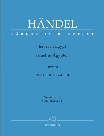 Israel in gypten HWV54  Klavierauszug in 2 Bnden (dt/en)