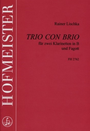 Trio con brio fr 2 Klarinetten und Fagott Partitur und Stimmen