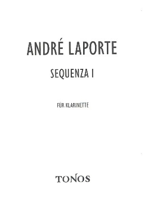 Sequenza 1 fr Klarinette (1964)
